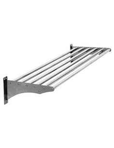 Tubular Wall shelf Stainless steel 1500x320x140mm | DA-WHRT150