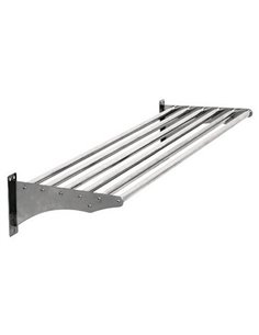 Tubular Wall shelf Stainless steel 900x320x140mm | DA-WHRT90