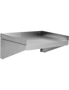 Wall shelf 1 level 3 sides upturn 1500x400x254mm Stainless steel | DA-WSW400150B
