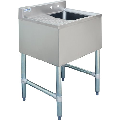 Commercial Bar sink 1 bowl Right 643x477x838mm | DA-BAR1B24L