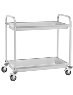 Deep Tray Serving/Service/Clearing Trolley Stainless steel 2 tier  860x540x940mm | DA-RDT2A