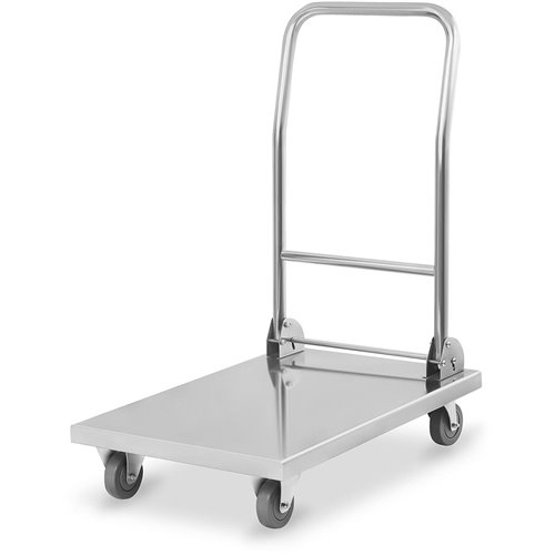 Platform trolley Stainless steel 800kg Folding handle 1100x600x1060mm | DA-ST047C