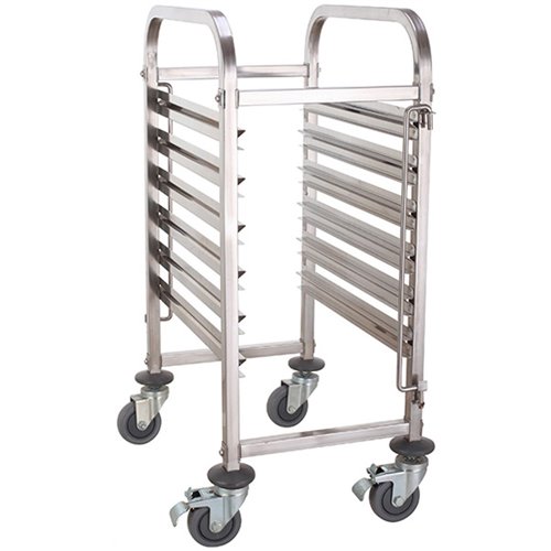 Rack/Tray/Pan Trolley Stainless steel Gastronorm GN1/1 6 tier | DA-RT1106