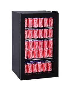 Bar Cooler Glass door 119 cans / 95 litres | DA-JC95