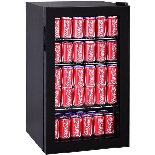 Bar Cooler Glass door 119 cans / 95 litres | DA-JC95
