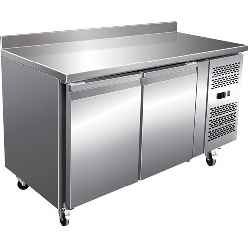 Professional Refrigerated Counter with Upstand 2 doors Depth 600mm | DA-RS22V