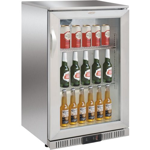 Back Bar Bottle Cooler 1 hinged door 138 litres Stainless steel | DA-LG138HS