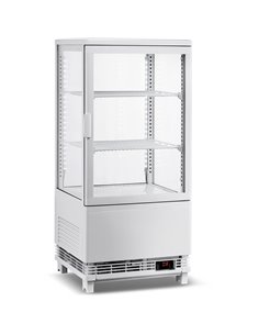 Countertop Display Fridge 68 litres 3 shelves White 1 flat door | DA-CL68W