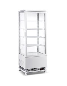 Countertop Display Fridge 98 litres 4 shelves White 1 flat door  | DA-CL98W