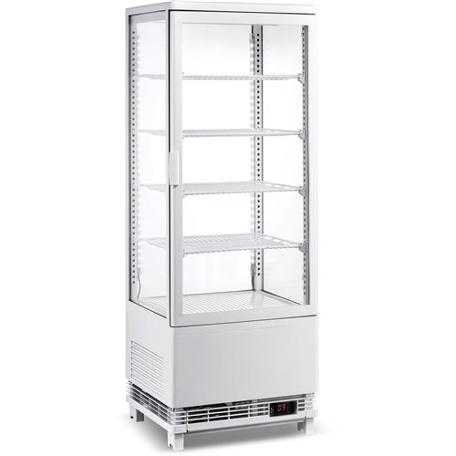 Countertop Display Fridge 98 litres 4 shelves White 1 flat door  | DA-CL98W