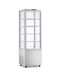 Upright Display Fridge 238 litres 4 shelves White 1 flat door | DA-CL238W