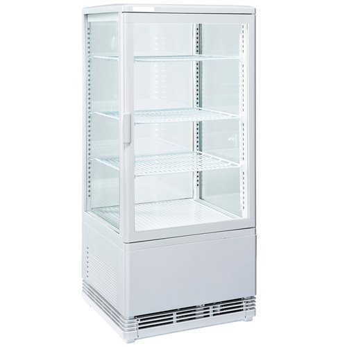 Refrigerated display case 3 grids 78 litres White Countertop | DA-RT78LW