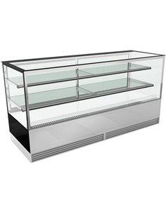 Cake counter 1800x730x1200mm 2 shelves Mirror front LED | DA-GN1800RF2