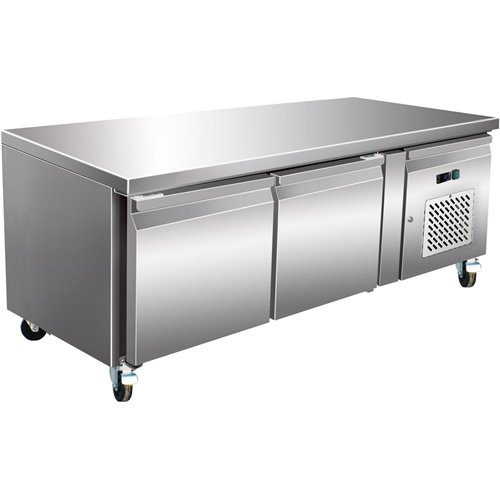 Professional Low Refrigerated Counter / Chef Base 2 doors 1360x700x650mm | DA-BASE21