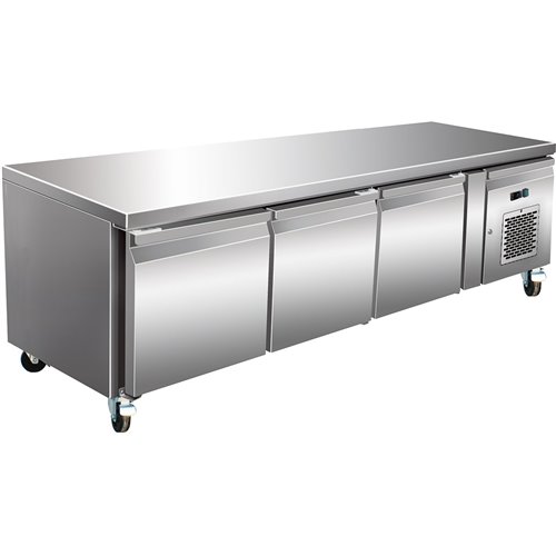 Professional Low Refrigerated Counter / Chef Base 3 doors 1795x700x650mm | DA-BASE31