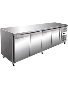 Commercial Freezer counter Ventilated 4 doors Depth 700mm | DA-THP4100BT