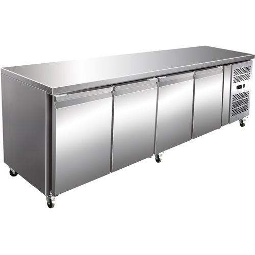Commercial Freezer counter Ventilated 4 doors Depth 700mm | DA-THP4100BT