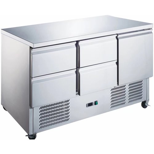 Commercial Refrigerated Counter 4 drawers 1 door | DA-4DS33