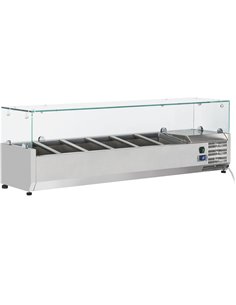 Refrigerated Servery Prep Top 1400mm 6xGN1/4 Depth 330mm | DA-PT14
