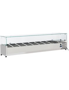 Refrigerated Servery Prep Top 1800mm 8xGN1/4 Depth 330mm | DA-PT18