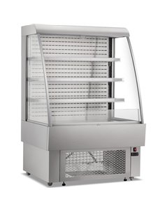 Wall Cabinet Multi Deck Refrigerator Night curtain 380 litres Stainless steel | DA-CF380