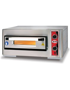 Electric Pizza Oven 1 chamber 500x500mm Capacity 4 pizzas at 10" 230V/1 phase | DA-PF5050E
