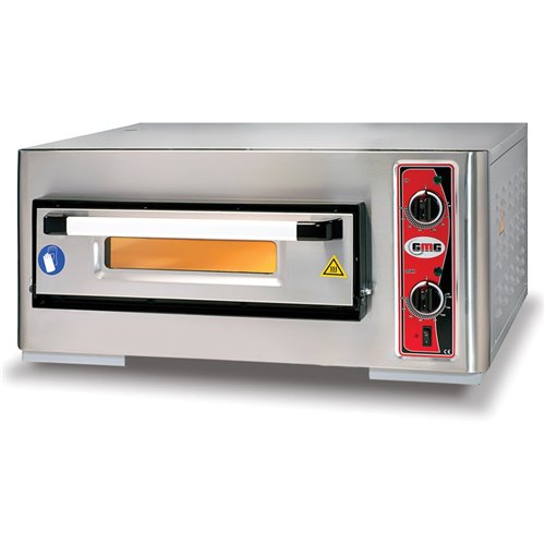 Electric Pizza Oven 1 chamber 500x500mm Capacity 4 pizzas at 10" 230V/1 phase | DA-PF5050E