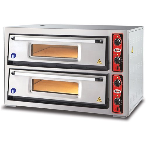 Electric Pizza Oven Premium 2 chambers 920x620mm Capacity 6+6 pizzas at 12" 230V/1 phase | DA-PF9262DE