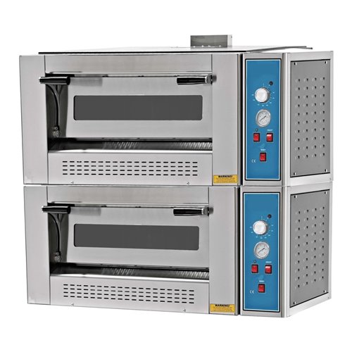 Gas Pizza Oven 2 Chambers, Capacity 2 x 6 Pizzas of 12'' | DA-EMP66G