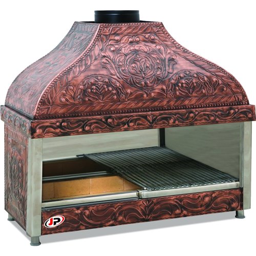 Enclosed Copper Charcoal Barbeque Grill 1200x600x1250mm | DA-BIK02