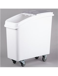 Mobile Ingredient Bin 80 litre Transparent lid | DA-BITR21