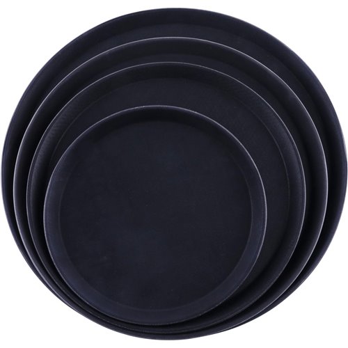 Serving Tray Polypropylene Round 16" Black | DA-PPTRAY1616