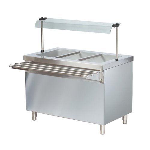 Professional Bain Marie with Open Cupboard 3xGN1/1 | DA-BTEB711FN