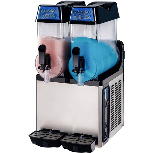 Commercial Slush Machine 2 x 12 litres 2-in-1 | DA-XRJ12LX2