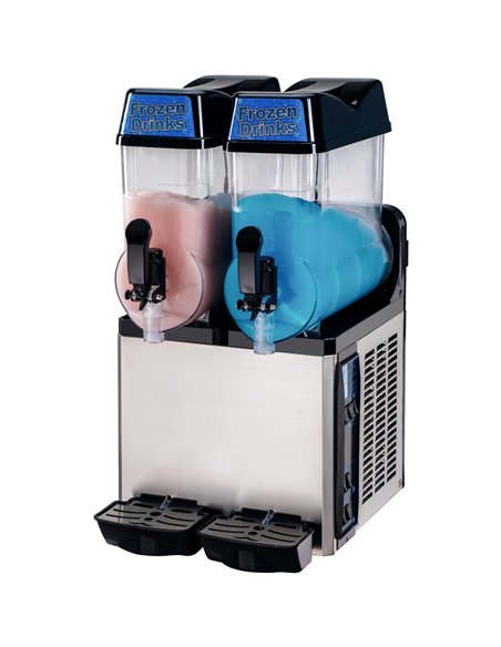 Commercial Slush Machine 2 x 12 litres 2-in-1 | DA-XRJ12LX2