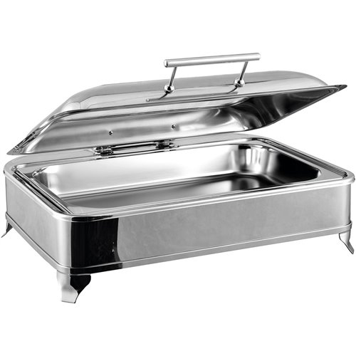 Chafing Dish Electric heating GN1/1 Glass lid Stainless steel 9 litres | DA-AD1102