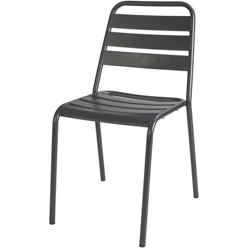 Bistro Side Chair Steel Indoors Gun Metal | DA-GS60790GM