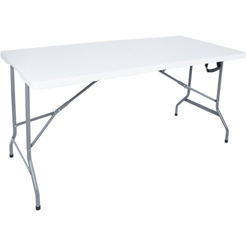 Folding Catering Table 5ft White Plastic | DA-HQXZ152