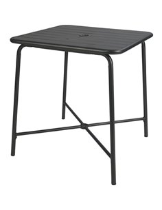 Bistro Table Steel Black 710x710mm Indoors | DA-GSHW1046B