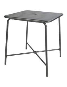 Bistro Table Steel Gun Metal 710x710mm Indoors | DA-GSHW1046GM
