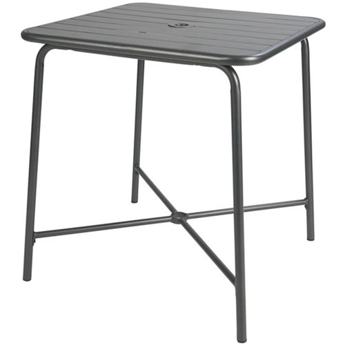 Bistro Table Steel Gun Metal 710x710mm Indoors | DA-GSHW1046GM