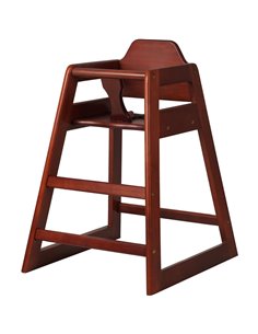 Restaurant Wood High Chair Mahogany | DA-GS6003MAHOGANY