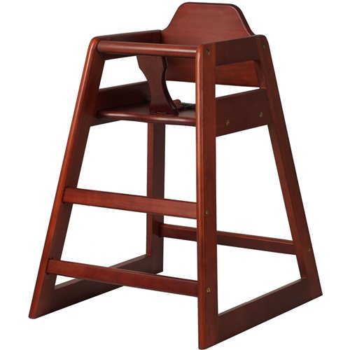 Restaurant Wood High Chair Mahogany | DA-GS6003MAHOGANY
