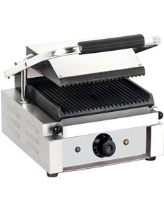 Heavy Duty Panini Contact grill Single Ribbed | DA-EG01A