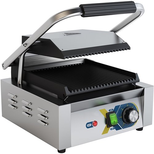 Heavy Duty Panini Contact grill Single Ribbed | DA-EGD10C