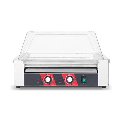 Commercial Hot Dog Roller Grill with Cover | DA-HD7C
