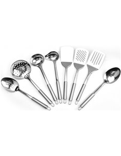 8 Piece Essential Cooking Utensil Kit Stainless Steel | DA-C0066