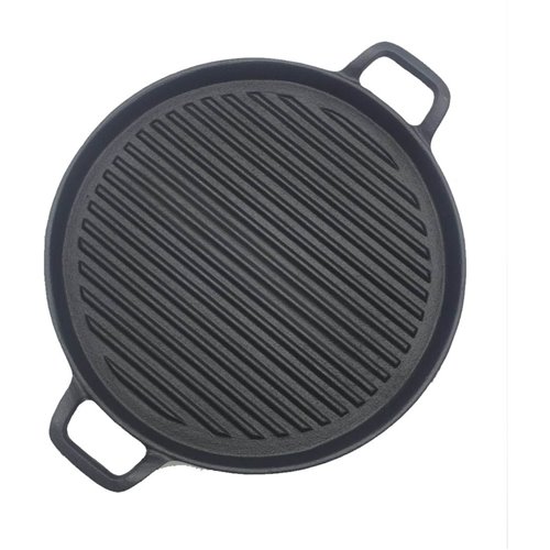 Premium Round 12" Cast Iron Skillet Pan| DA-CF33003