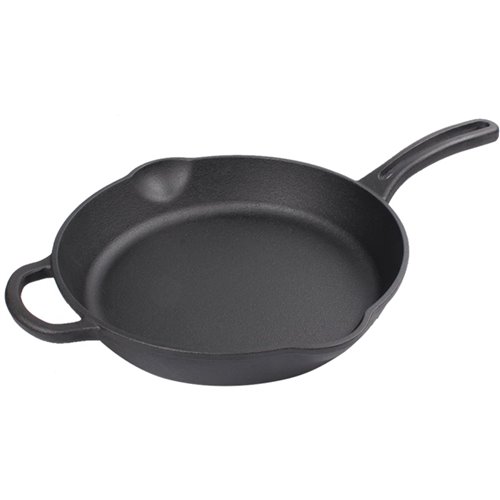 Cast Iron Skillet Pan Round Pre-seasoned ø262mm | DA-KBJP26