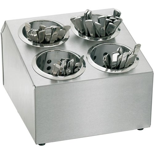 Commercial Cutlery Basket Holder 4 hole Stainless steel | DA-KFB04B